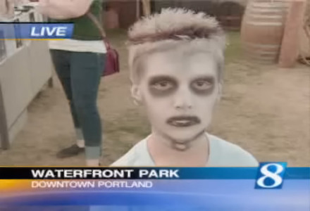 Thumbnail for Live Interview With Zombie Kid that links to Watch Video page.